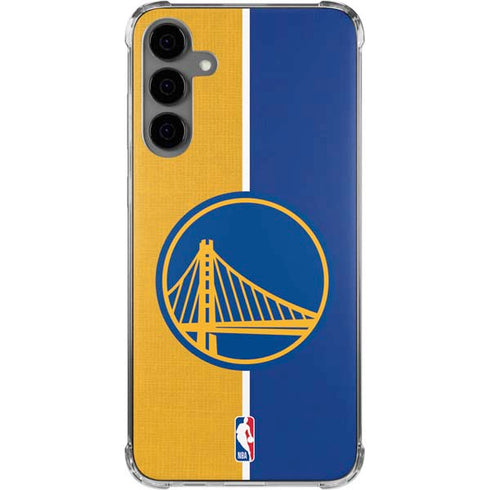 NBA Golden State Warriors Canvas Galaxy S24 Plus Clear Case